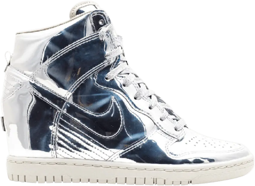  Nike Dunk Sky Hi Liquid Silver (Women&#039;s)