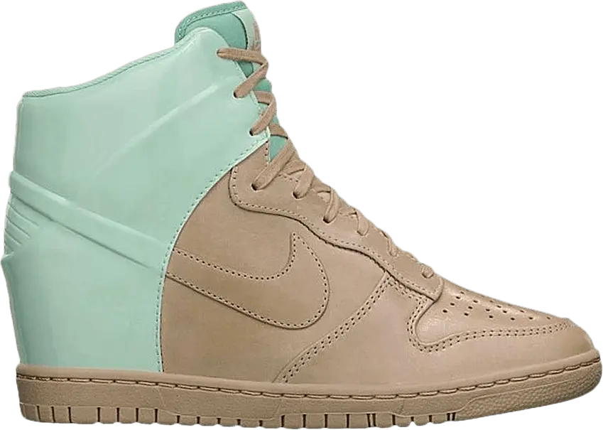  Nike Dunk Sky Hi VT Vachetta Tan Arctic Green (Women&#039;s)