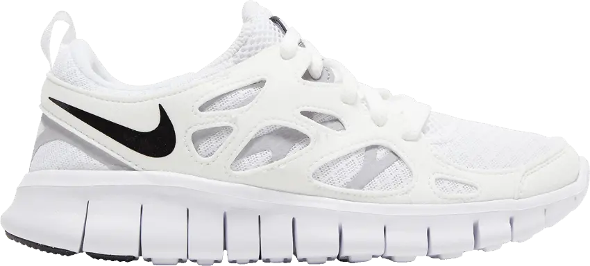  Nike Free Run 2 GS &#039;White Black&#039;