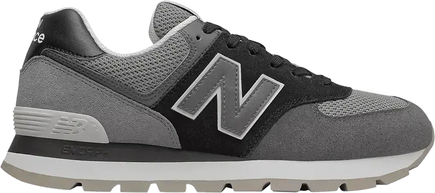  New Balance 574 2E Wide &#039;Black Magnet&#039;