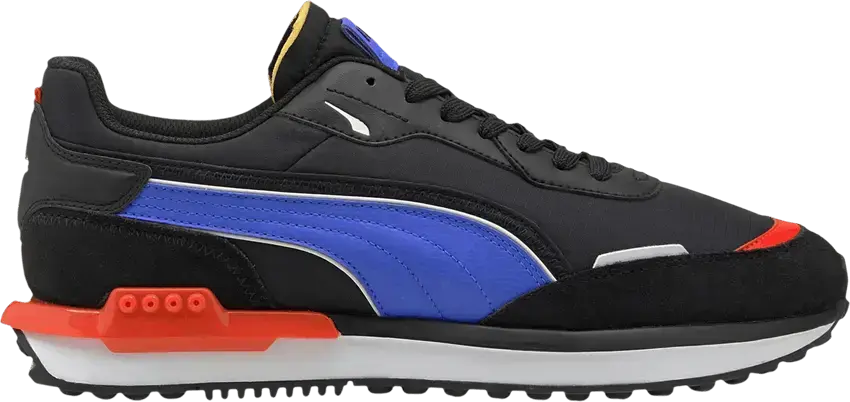  Puma City Rider Electric Black Blue Red