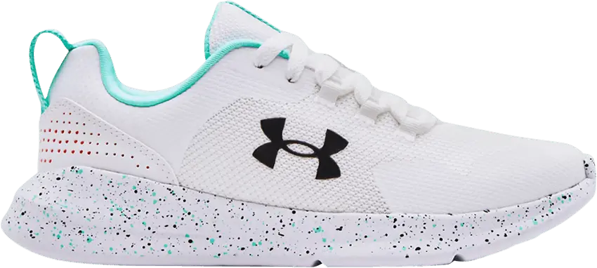  Under Armour Wmns Essential NM Wide &#039;Paint Splatter - White Black&#039;