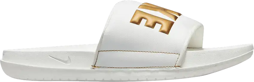  Nike Wmns Offcourt Slide &#039;Summit White Metallic Gold&#039;