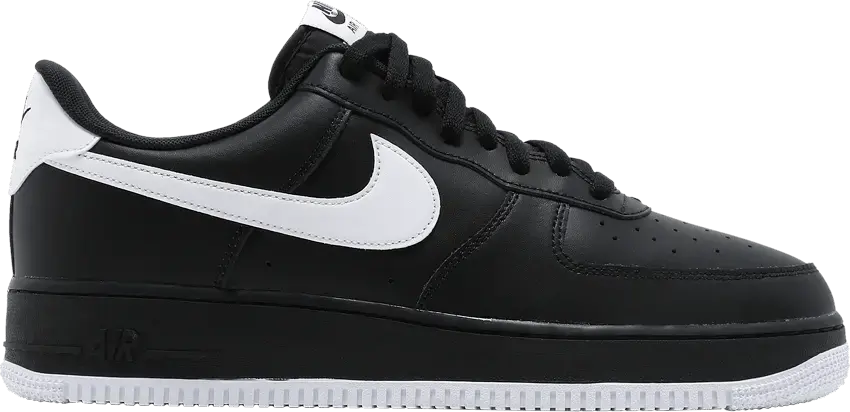  Nike Air Force 1 Low &#039;07 Black White