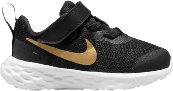  Nike Revolution 6 TD &#039;Black Metallic Gold&#039;