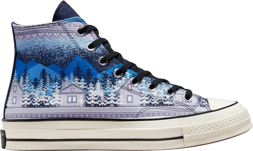  Converse Chuck 70 High &#039;Holiday Sweater - Midnight Navy&#039;