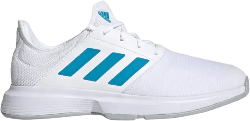  Adidas GameCourt &#039;White Sonic Aqua&#039;