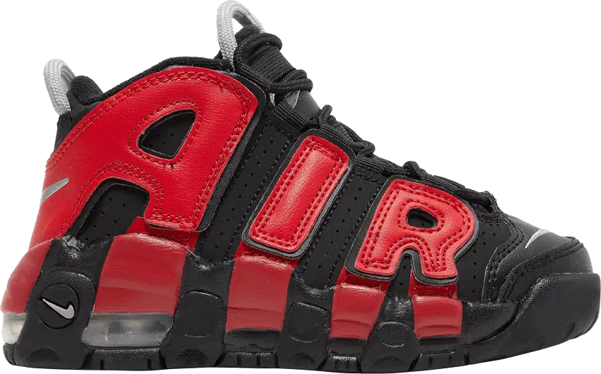  Nike Air More Uptempo Alternates Black Varsity Red (PS)