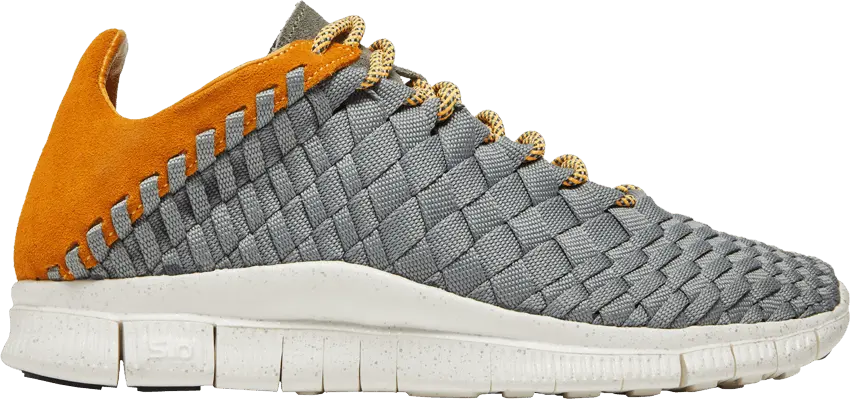  Nike Free Inneva Woven Mine Grey Laser Orange