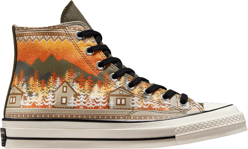  Converse Chuck 70 High &#039;Holiday Sweater - Orange&#039;