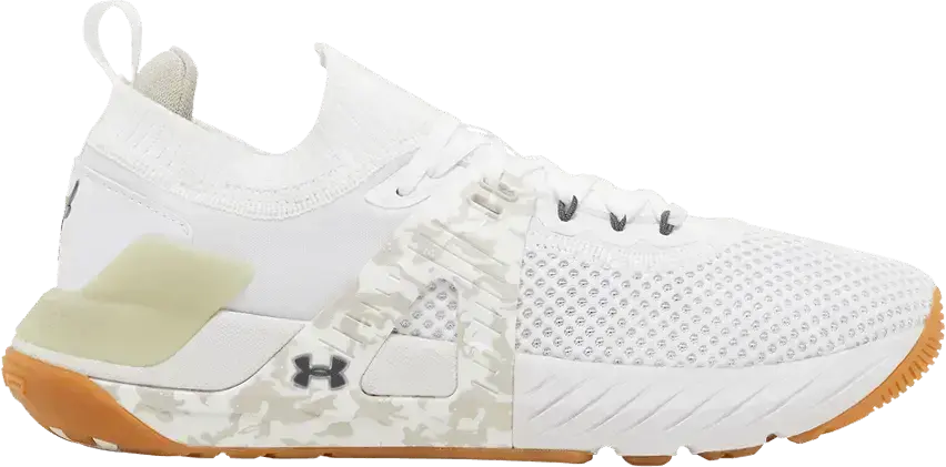 Under Armour Project Rock 4 White Camo