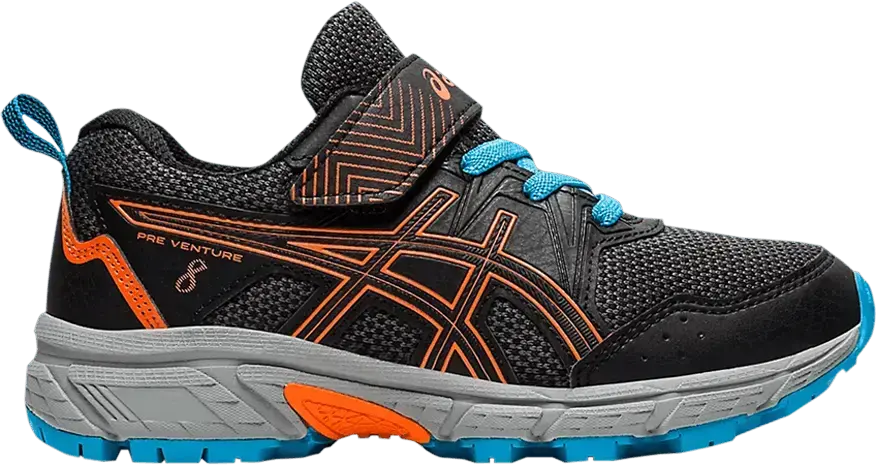  Asics Pre Venture 8 PS &#039;Black Marigold Orange&#039;