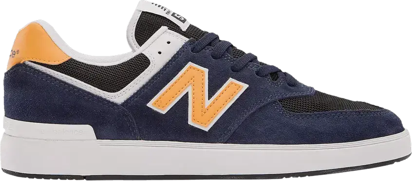  New Balance 574 2E Wide &#039;Navy Yellow&#039;