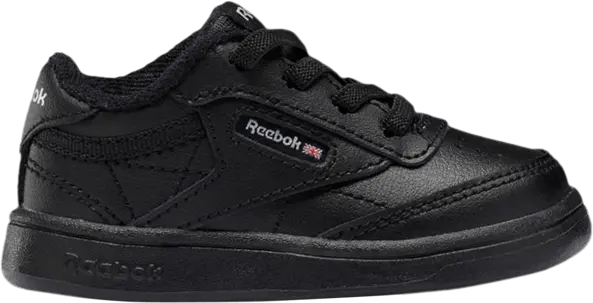  Reebok Club C Toddler &#039;Triple Black&#039;