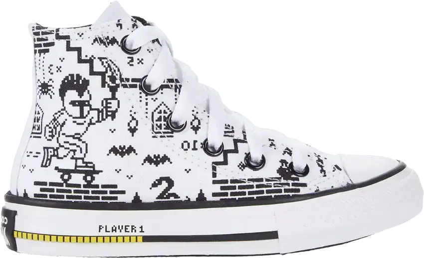  Converse Chuck Taylor All-Star Hi Gamer White (GS)