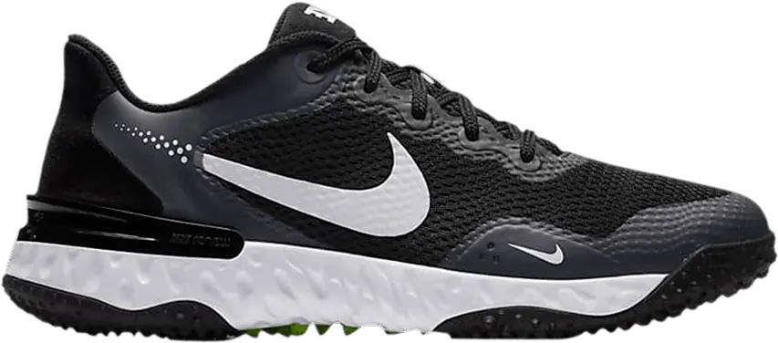  Nike Alpha Huarache Elite 3 Turf &#039;Black Iron Grey&#039;
