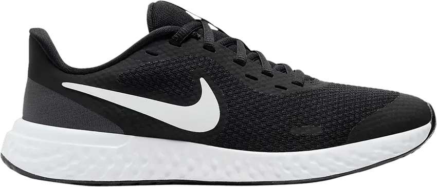  Nike Revolution 5 GS &#039;Black White&#039;