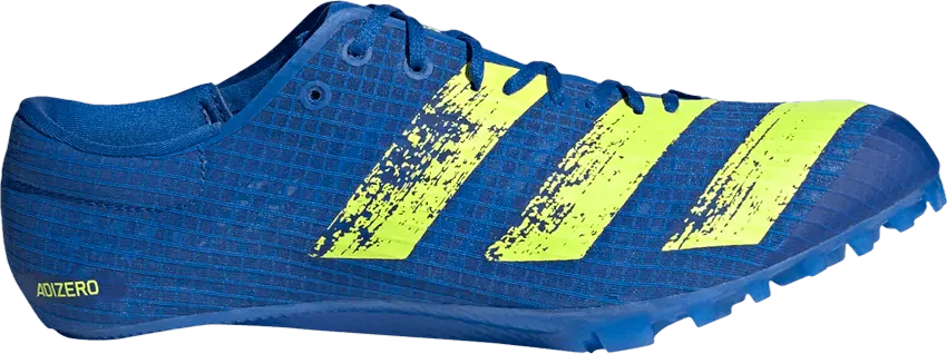  Adidas Adizero Finesse Spikes &#039;Football Blue Solar Yellow&#039;