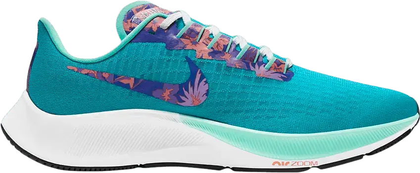  Nike Wmns Air Zoom Pegasus 37 &#039;Aquamarine Floral&#039;