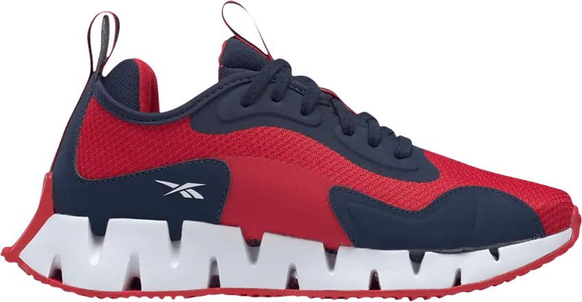  Reebok Zig Dynamica J &#039;Vector Red Navy&#039;