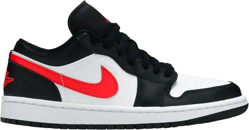  Jordan 1 Low Black Siren Red (Women&#039;s)