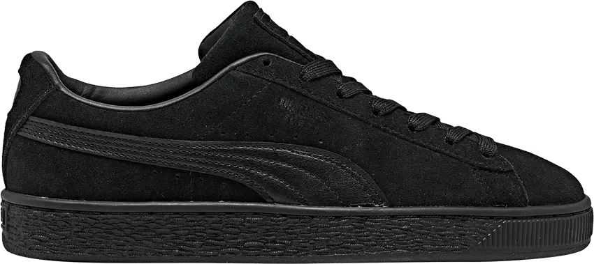  Puma Suede Triple Black (Women&#039;s)