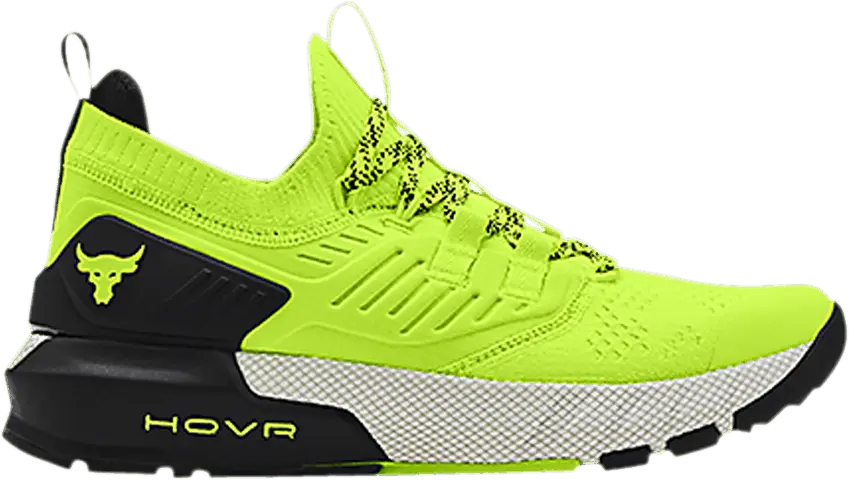  Under Armour Project Rock 3 GS &#039;High-Vis Yellow Black&#039;