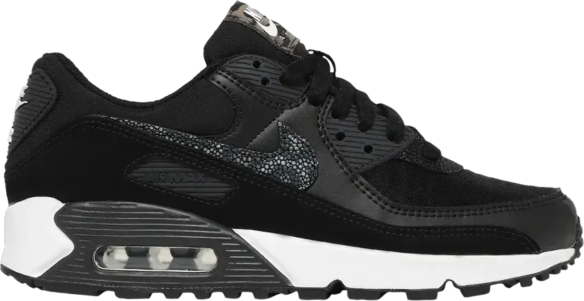  Nike Air Max 90 SE Black Safari (Women&#039;s)