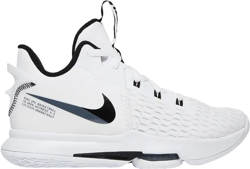  Nike LeBron Witness 5 EP &#039;White Black&#039;