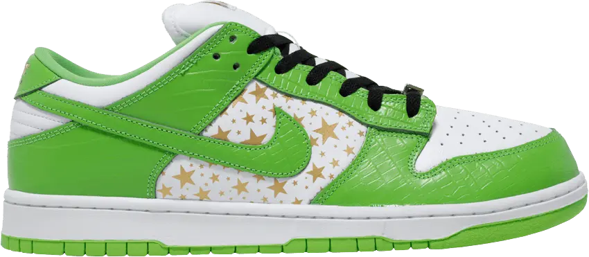  Nike SB Dunk Low Supreme Stars Mean Green (2021)