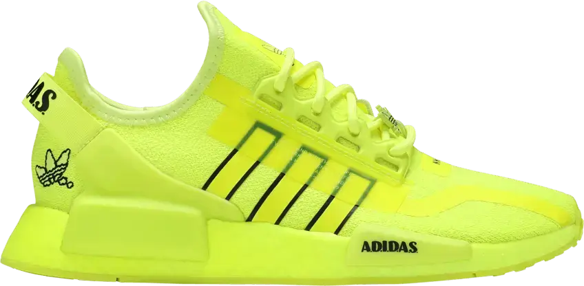  Adidas adidas NMD R1 V2 Solar Yellow (GS)