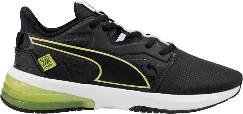  Puma First Mile LVL UP Black Soft Fluo Yellow