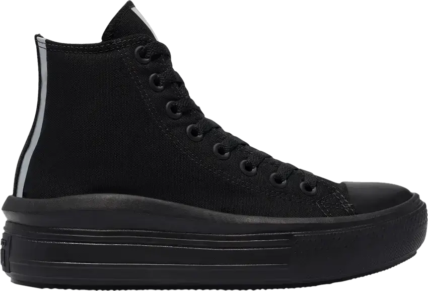  Converse Chuck Taylor All-Star Move Hi Black Metallic (Women&#039;s)