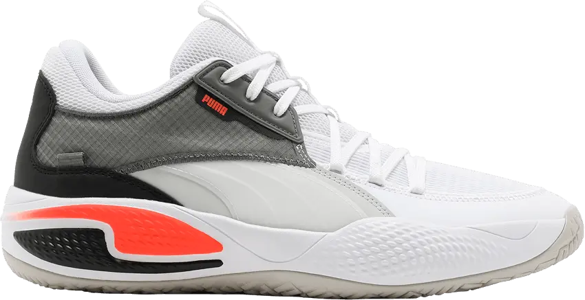  Puma Court Rider White Energy Red