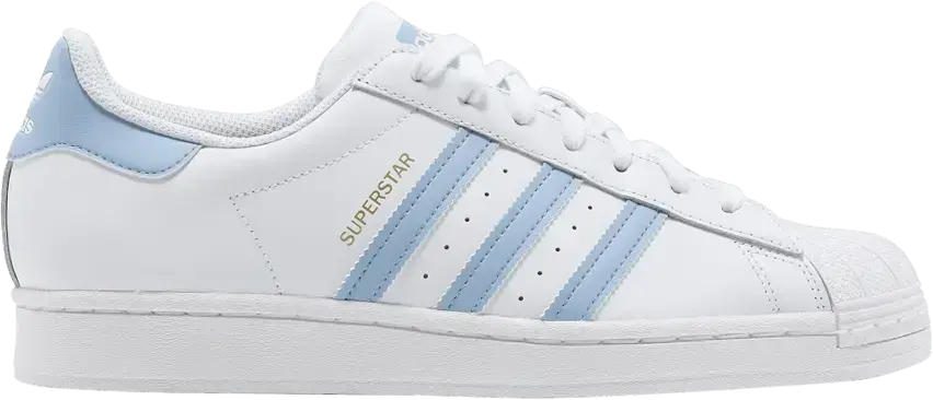  Adidas adidas Superstar White Ambient Sky Gold