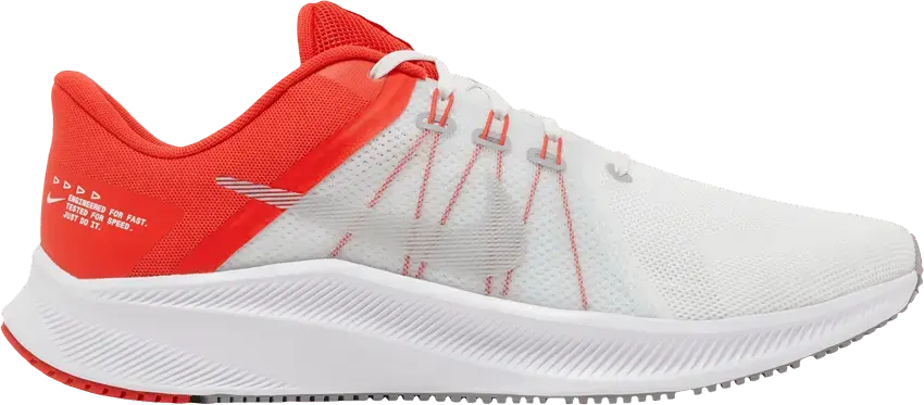  Nike Quest 4 White Chile Red