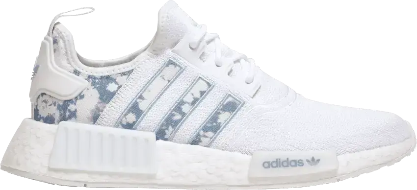  Adidas adidas NMD R1 White Ambient Sky (Women&#039;s)