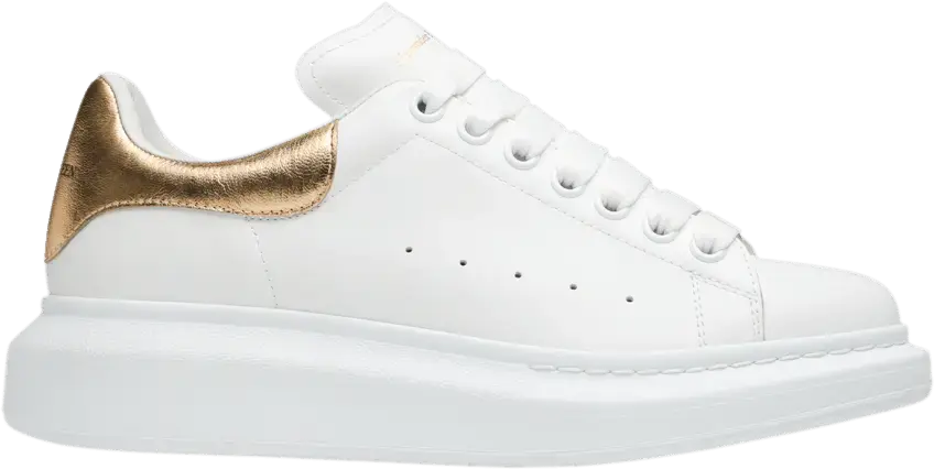  Alexander Mcqueen Alexander McQueen Wmns Oversized Sneaker &#039;White Light Gold&#039;