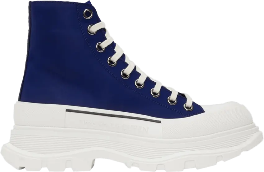  Alexander Mcqueen Alexander McQueen Tread Slick Boots &#039;Ink Blue&#039;
