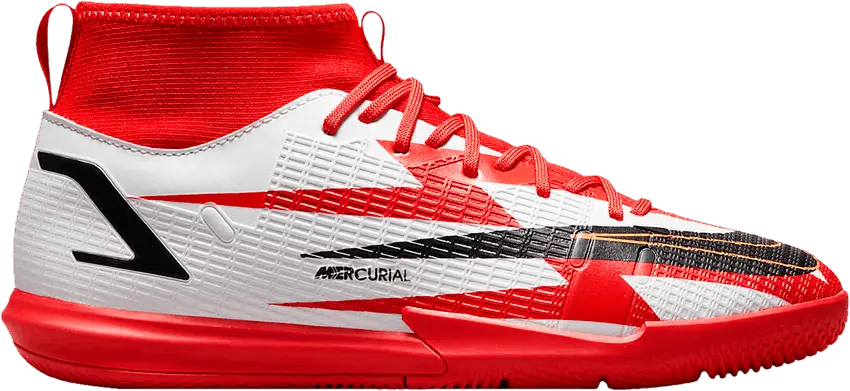  Nike Mercurial Superfly 8 Academy CR7 IC Chile Red (GS)