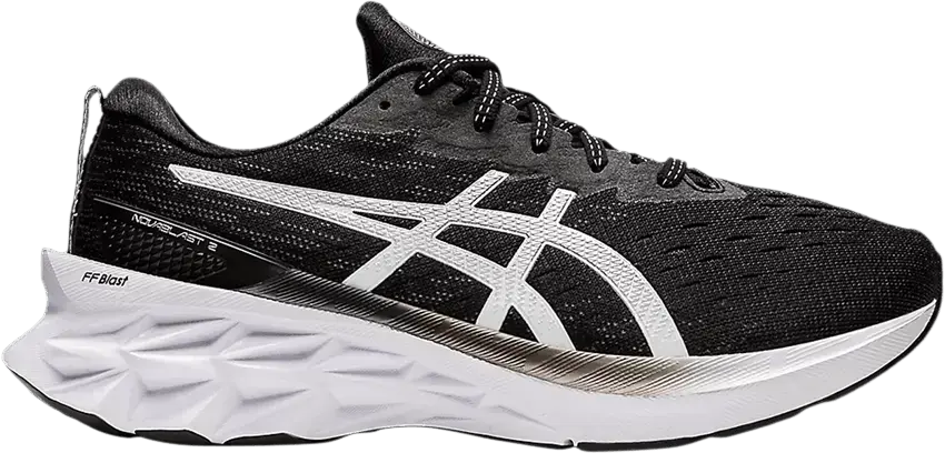  Asics ASICS Novablast 2 Black Pure Silver (Women&#039;s)