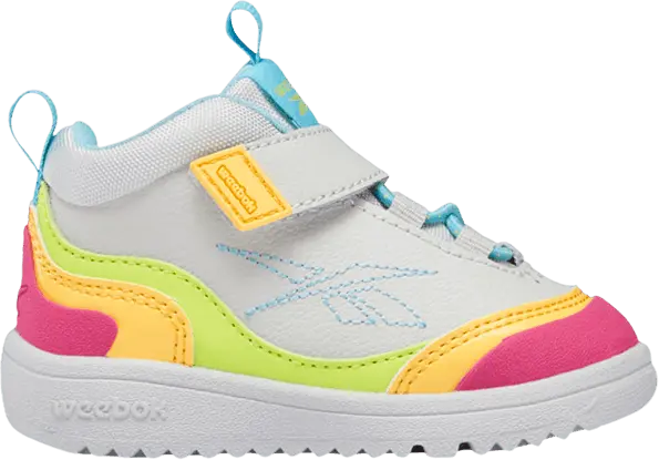 Reebok Weebok Storm X Toddler &#039;Pure Grey Acid Yellow&#039;