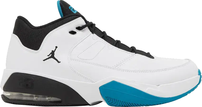  Jordan Max Aura 3 White Cyber Teal