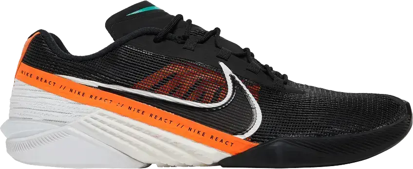  Nike Metcon Turbo React Black Total Orange