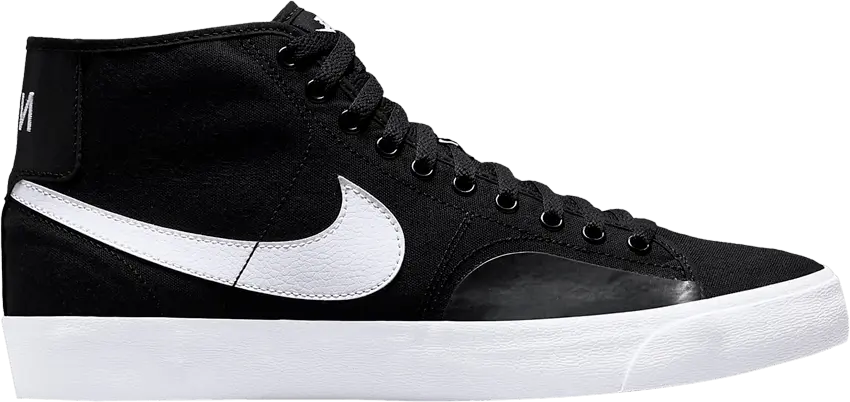  Nike SB Blazer Court Mid Black White