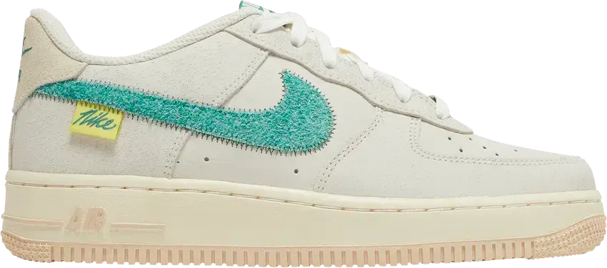  Nike Air Force 1 Low Test of Time Sail Green (GS)
