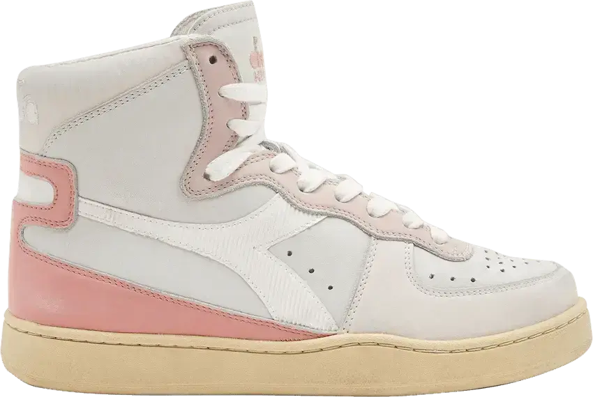  Diadora Mi Basket High &#039;Used - White Pastel Parchment&#039;