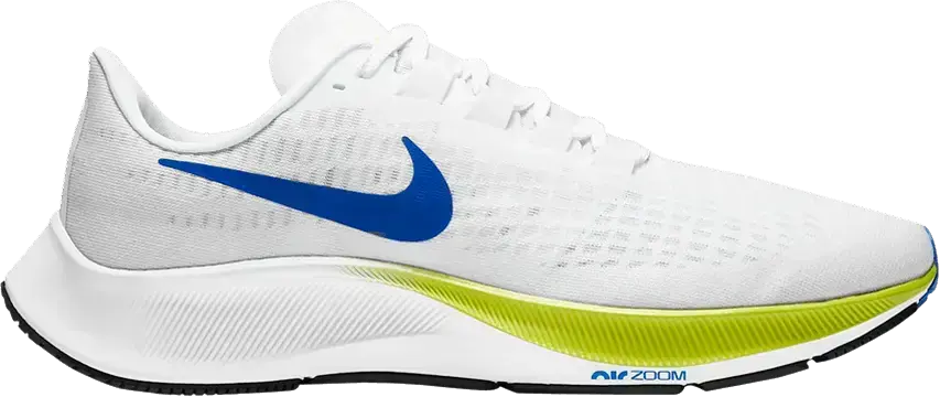  Nike Air Zoom Pegasus 37 White Racer Blue