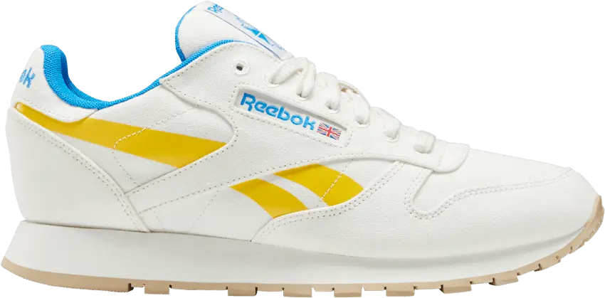  Reebok Classic Leather Glow Chalk Primal Yellow