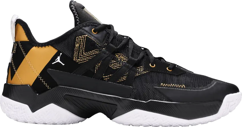  Jordan One Take 2 PF &#039;Black Metallic Gold&#039;